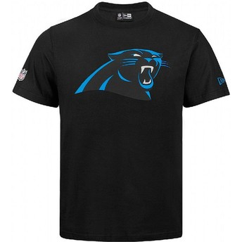 Camiseta de manga corta negra de Carolina Panthers NFL de New Era