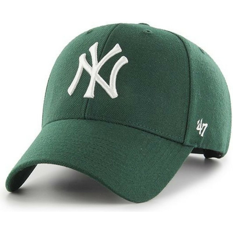gorra-curva-verde-oscuro-snapback-de-new-york-yankees-mlb-mvp-de-47-brand