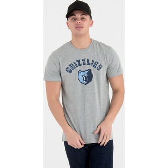 Camiseta de manga corta gris de Memphis Grizzlies NBA de New Era