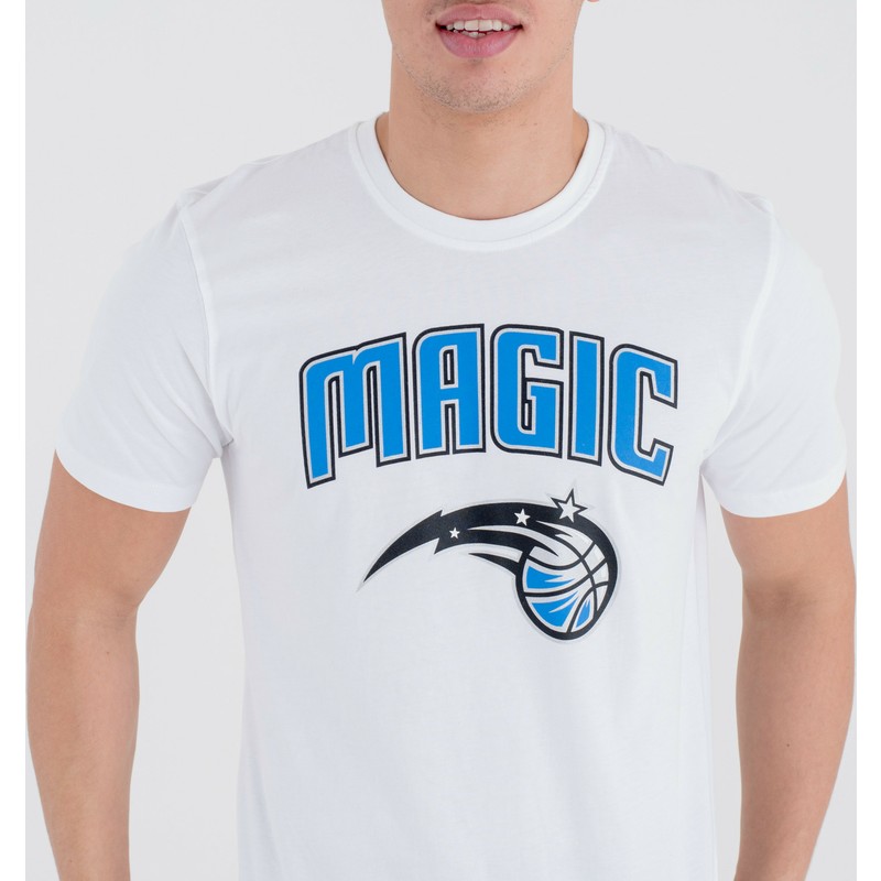 Camiseta de manga corta blanca de Orlando Magic NBA de New Era: Caphunters.es