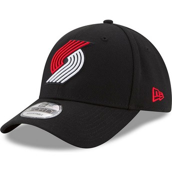 Gorra curva negra ajustable 9FORTY The League de Portland Trail Blazers NBA de New Era
