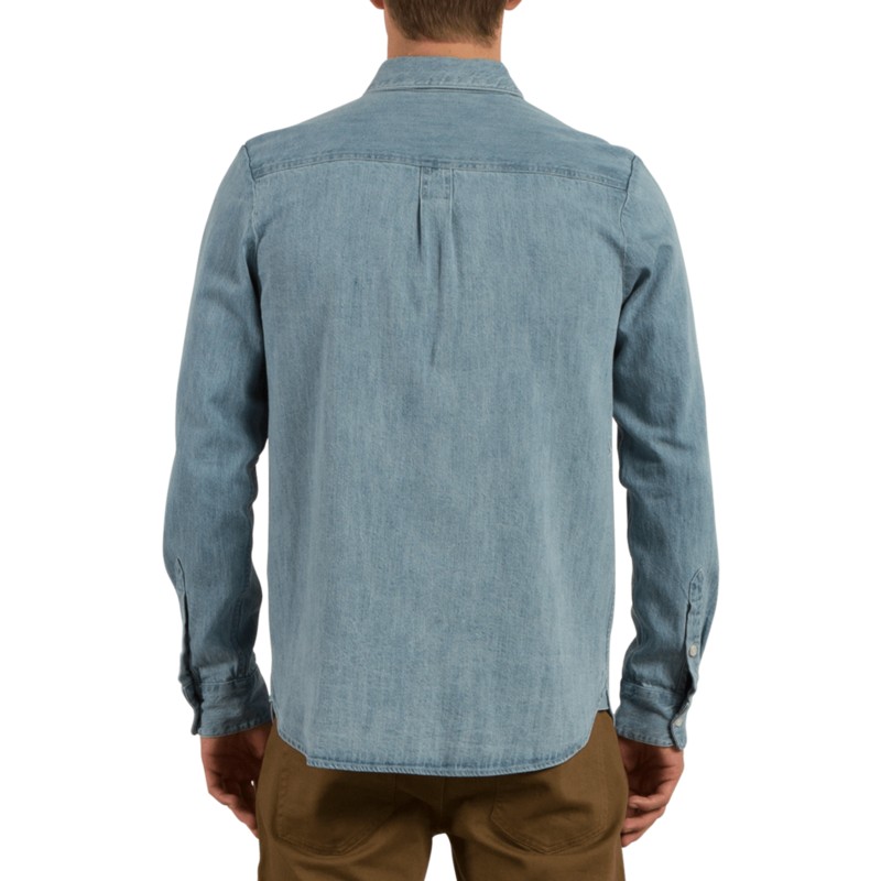 camisa-manga-larga-azul-crowley-washed-blue-de-volcom