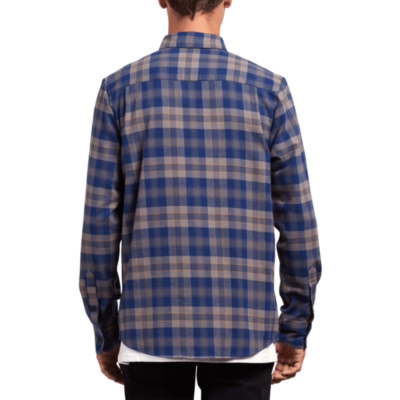 camisa-manga-larga-azul-a-cuadros-caden-plaid-matured-blue-de-volcom