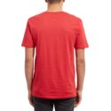 camiseta-manga-corta-roja-crisp-stone-engine-red-de-volcom