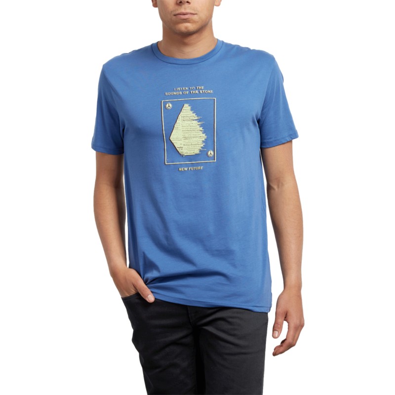 camiseta-manga-corta-azul-sound-blue-drift-de-volcom