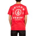 camiseta-manga-corta-roja-chain-gang-true-red-de-volcom