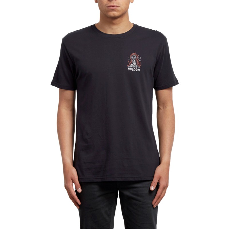 camiseta-manga-corta-negra-fridazed-black-de-volcom