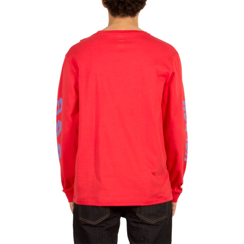 camiseta-manga-larga-roja-chopper-true-red-de-volcom