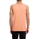 camiseta-sin-mangas-naranja-classic-stone-salmon-de-volcom