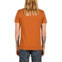 camiseta-manga-corta-marron-chew-copper-de-volcom