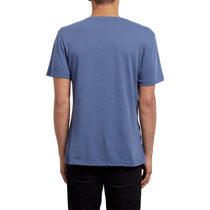 camiseta-manga-corta-azul-classic-stone-deep-blue-de-volcom