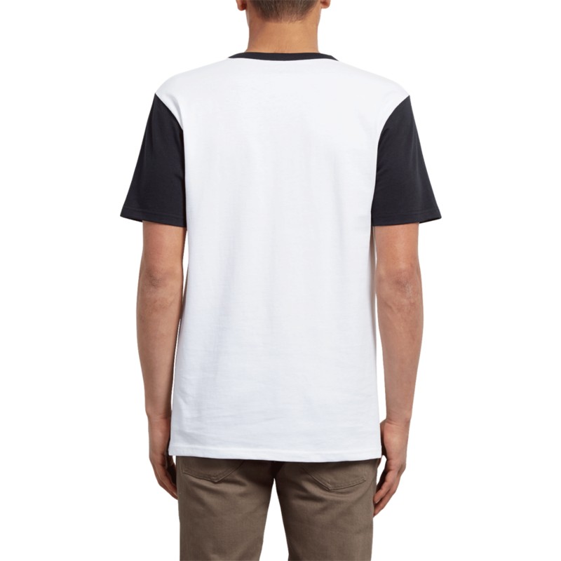 camiseta-manga-corta-blanca-y-negra-angular-black-de-volcom