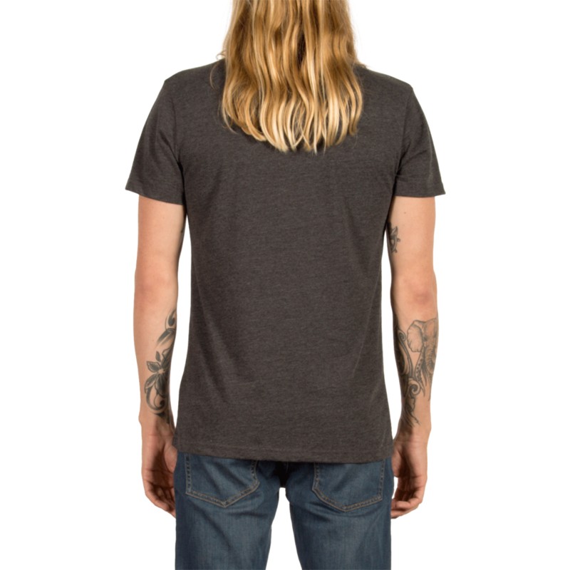 camiseta-manga-corta-negra-concentric-heather-black-de-volcom
