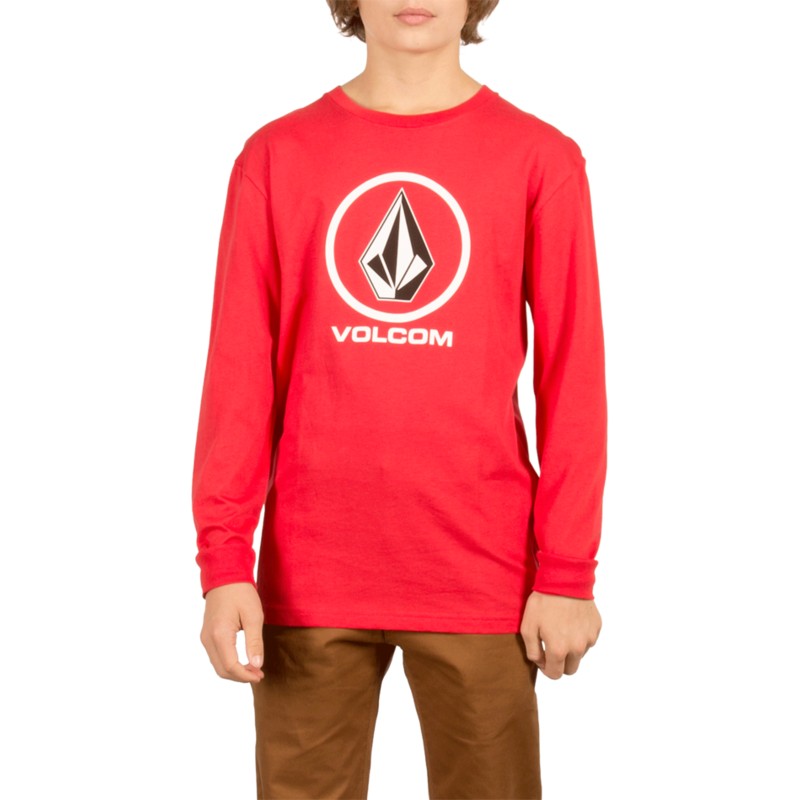 camiseta-manga-larga-roja-para-nino-circle-stone-true-red-de-volcom