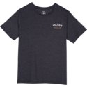 camiseta-manga-corta-negra-para-nino-safe-bet-heather-black-de-volcom