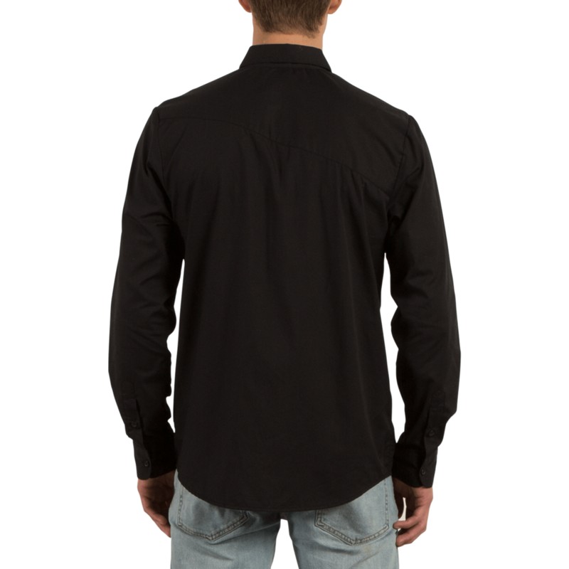 camisa-manga-larga-negra-everett-solid-black-de-volcom