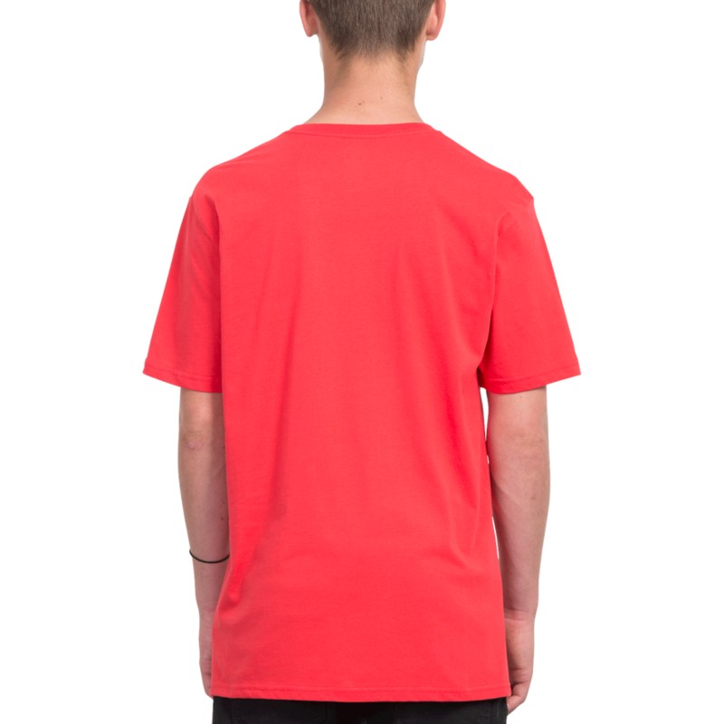 camiseta-manga-corta-roja-crisp-stone-true-red-de-volcom