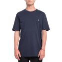 camiseta-manga-corta-azul-marino-stone-blank-navy-de-volcom