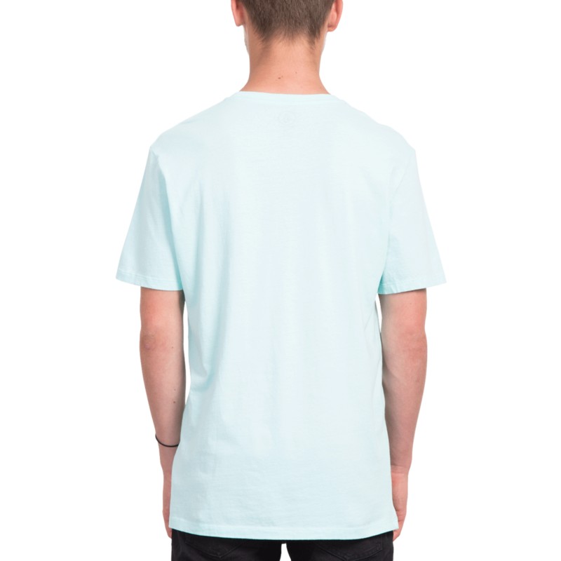 camiseta-manga-corta-azul-spray-stone-pale-aqua-de-volcom