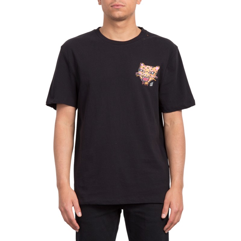 camiseta-manga-corta-negra-ozzy-tiger-black-de-volcom