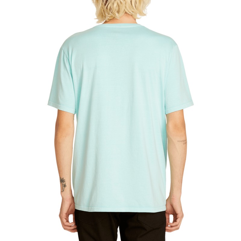 camiseta-manga-corta-azul-oval-patch-pale-aqua-de-volcom
