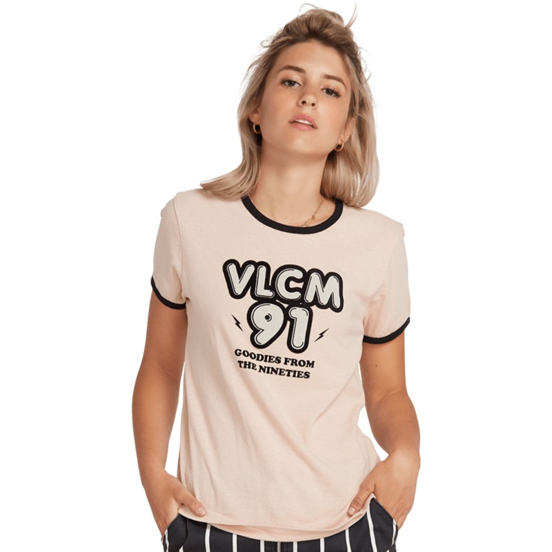 camiseta-manga-corta-rosa-keep-goin-ringer-mushroom-de-volcom