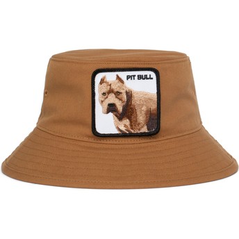 Bucket marrón perro pitbull Misunderstood de Goorin Bros.