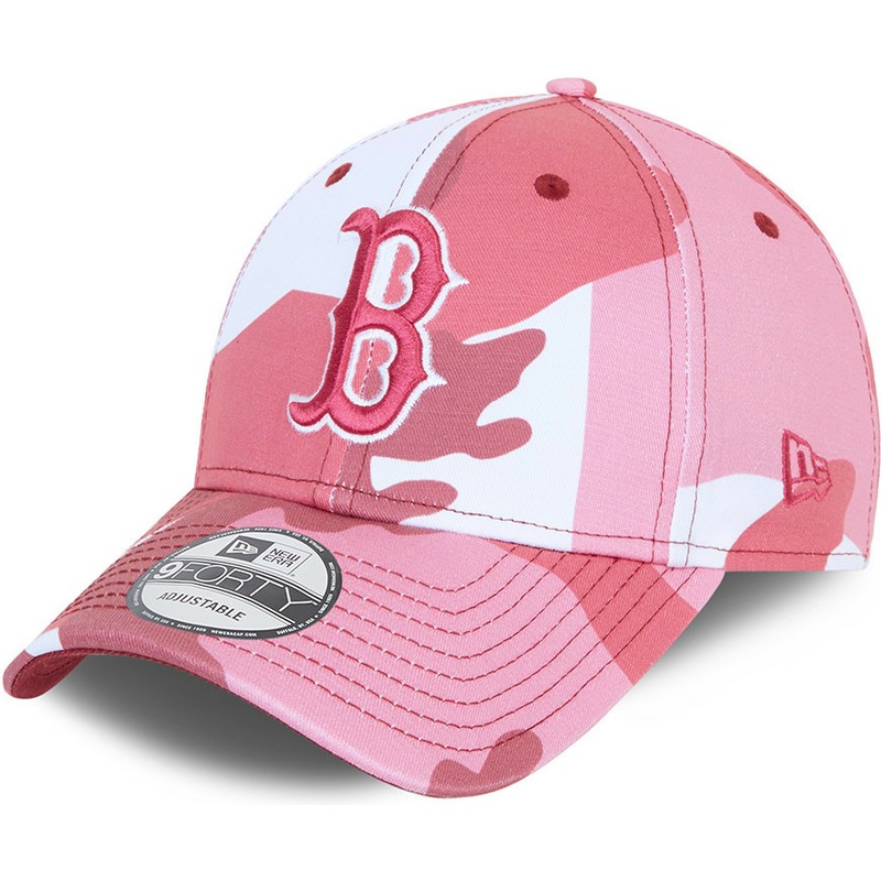 gorra-curva-camuflaje-rosa-ajustable-con-logo-rosa-9forty-de-boston-red-sox-mlb-de-new-era