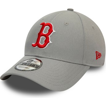 Gorra curva gris snapback 9FORTY REPREVE Pop Logo de Boston Red Sox MLB de New Era