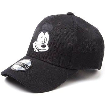 Gorra curva negra snapback Mickey Mouse Disney de Difuzed