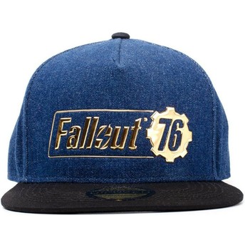 Gorra plana azul y negra snapback Logo Badge Fallout 76 Fallout de Difuzed